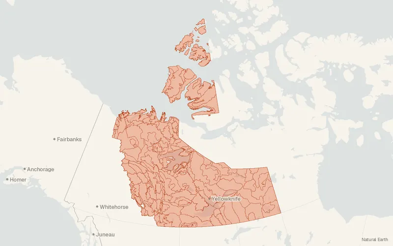 Preview map of EcoRegions (Northwest Territories)
