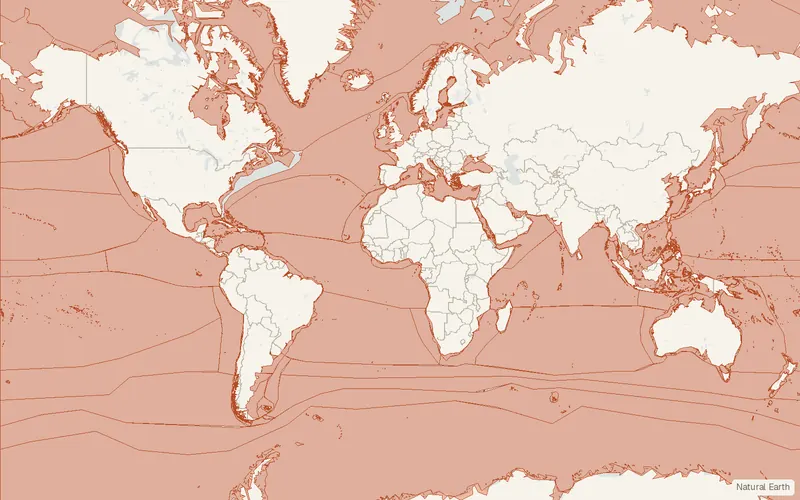 Preview map of Marine Ecoregions and Pelagic Provinces of the World (MEOW/PPOW)