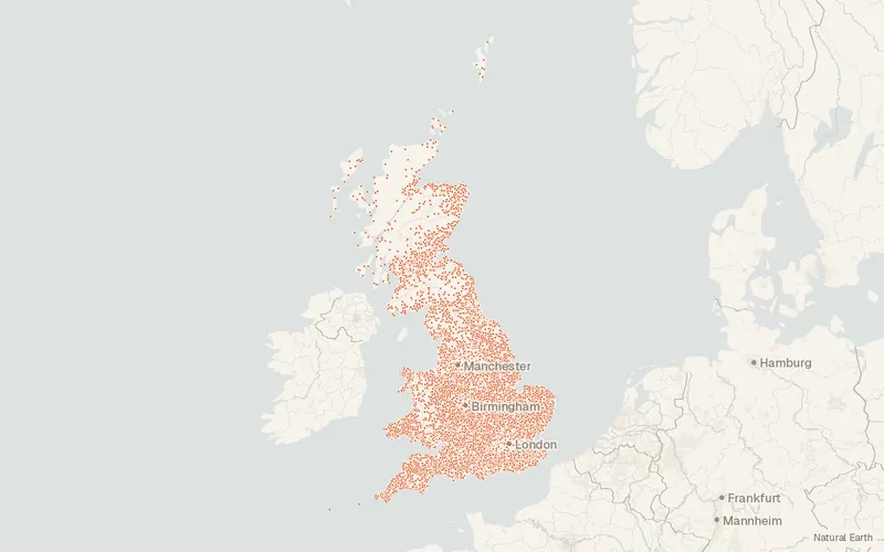 Preview map of Code-Point Open